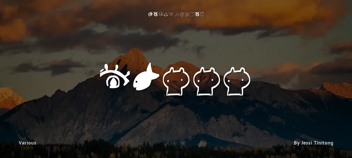 Rahhh font preview