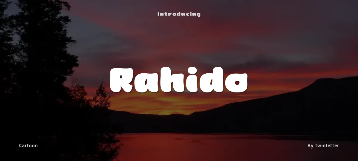 Rahido font preview