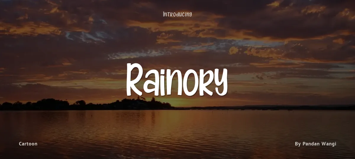 Rainory font preview