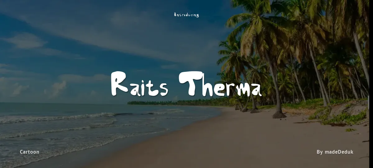 Raits Therma font preview