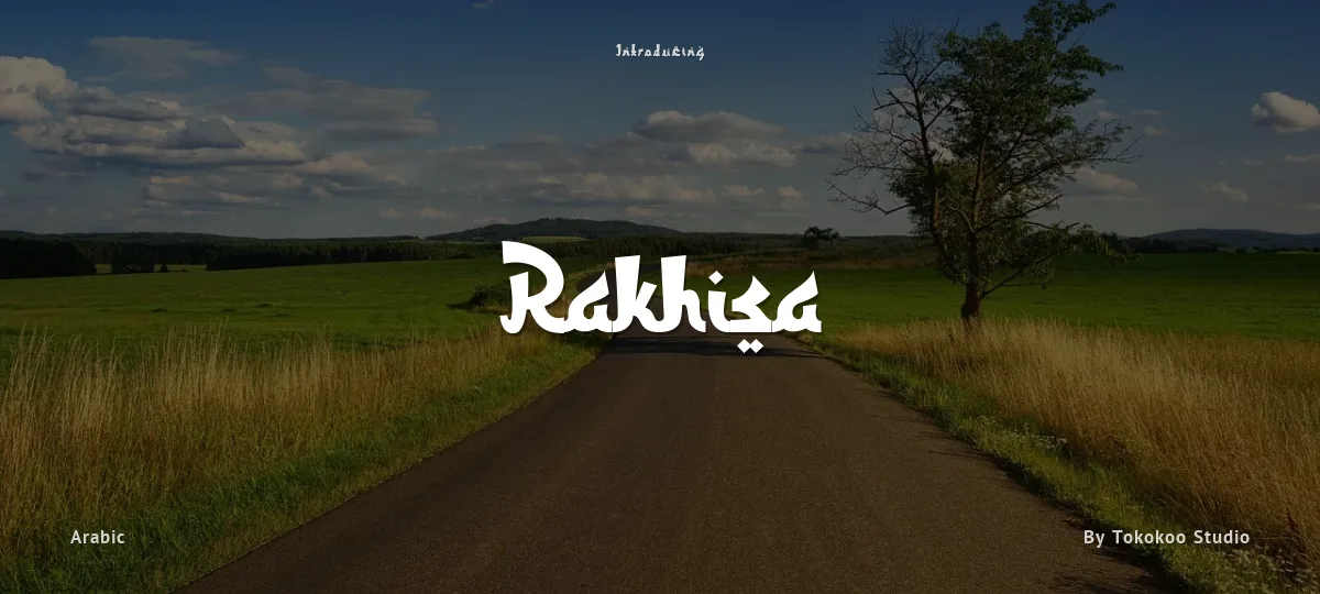 Rakhisa font preview