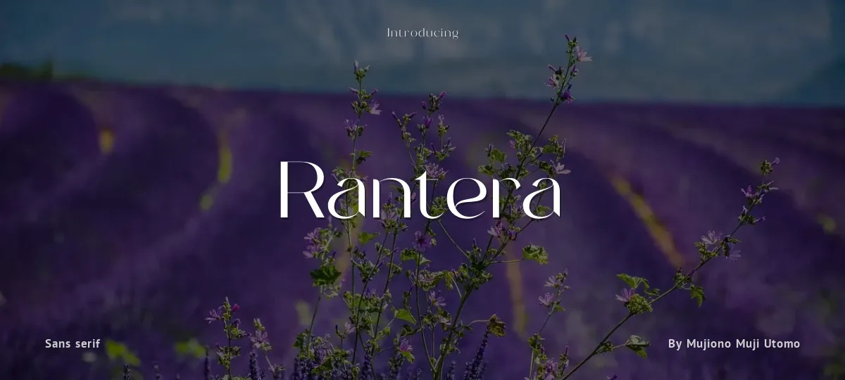 Rantera font preview