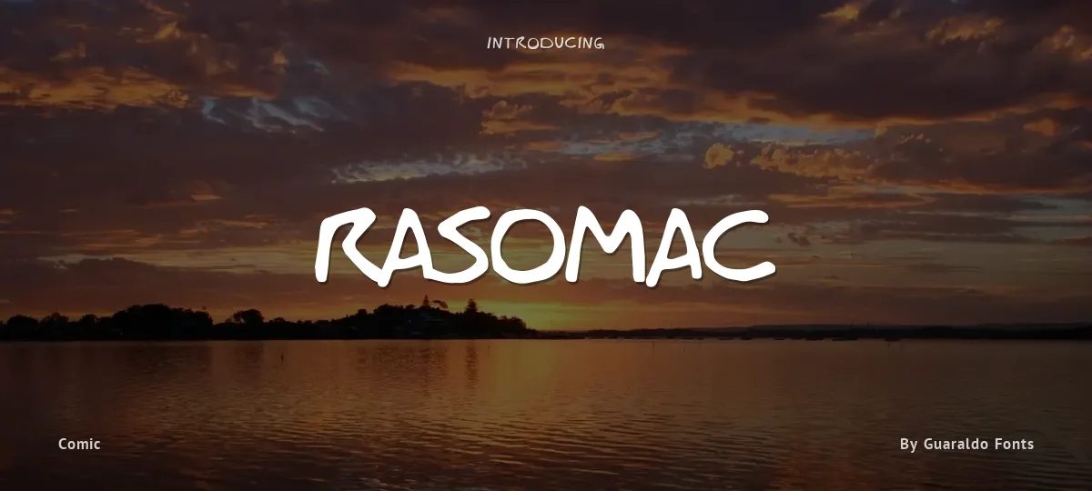Rasomac font preview