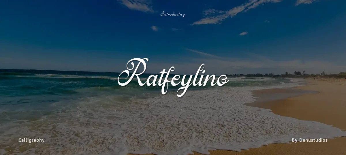 Ratfeylino font preview
