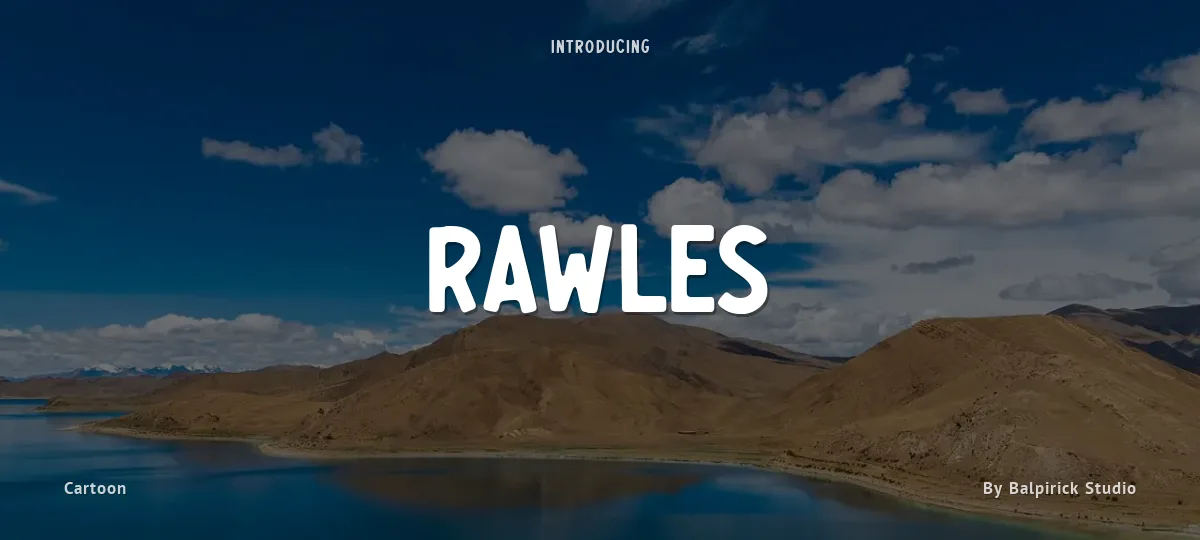 Rawles font preview