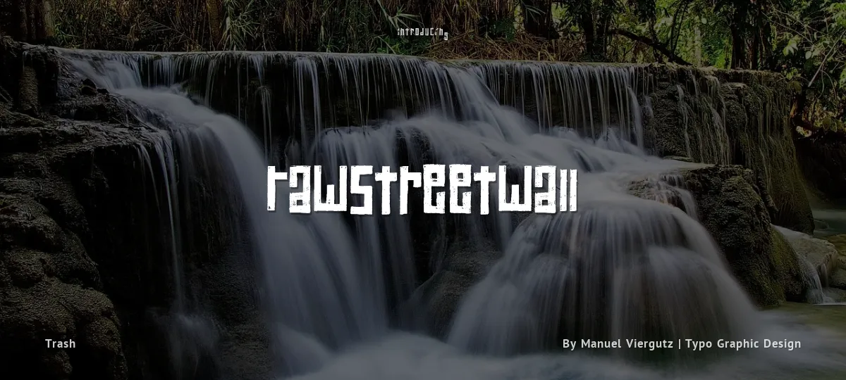 RawStreetWall font preview