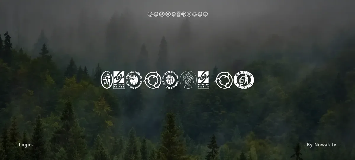 Recycle It font preview