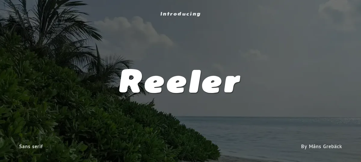 Reeler font preview