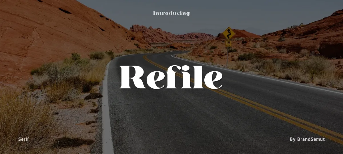 Refile font preview