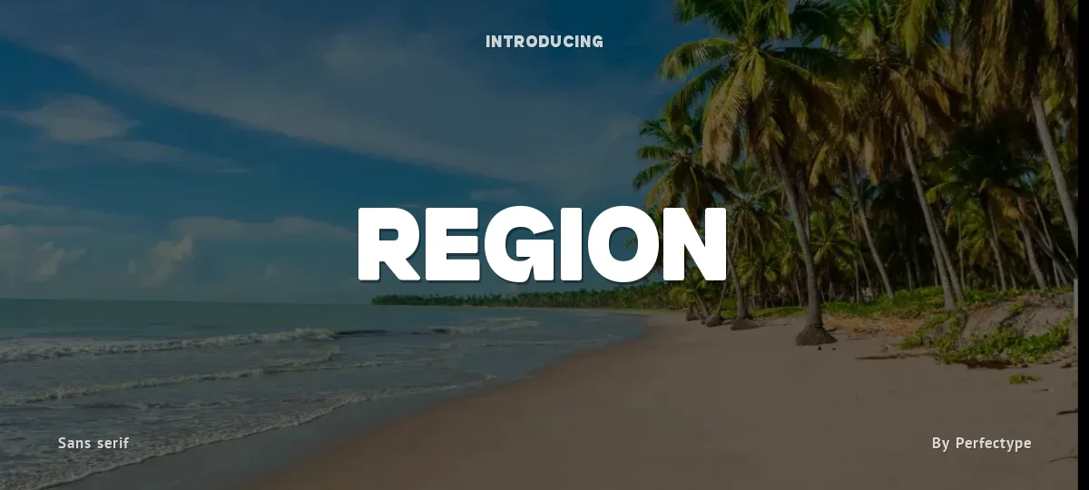 Region font preview