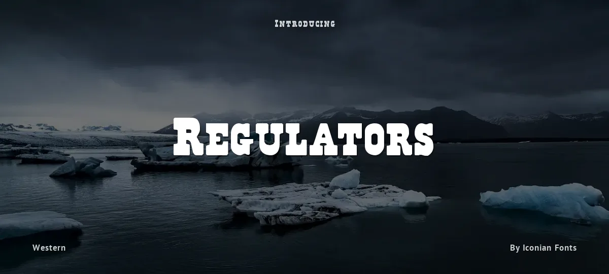 Regulators font preview