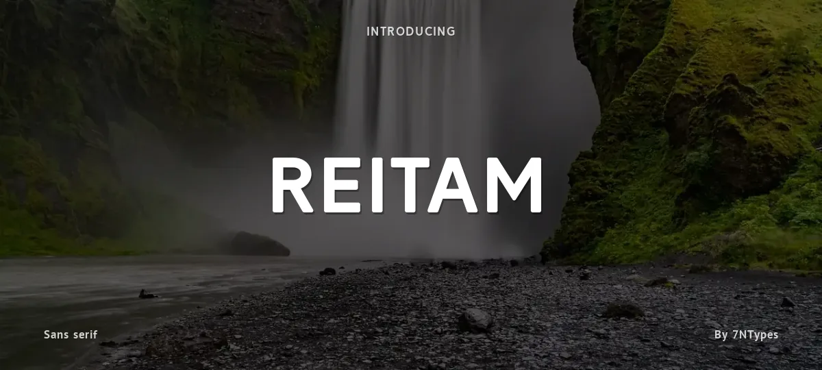 Reitam font preview