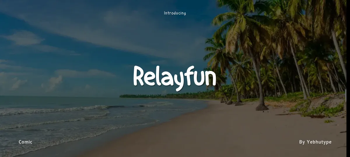Relayfun font preview