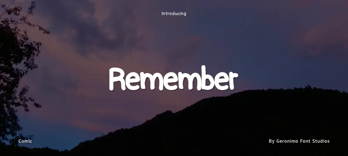 Remember font preview