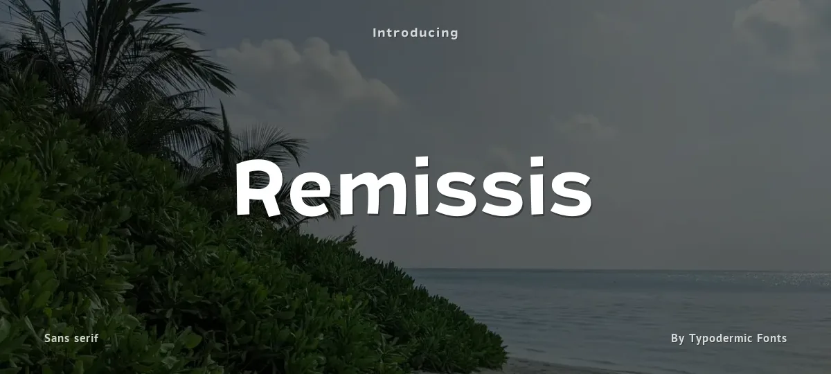 Remissis font preview