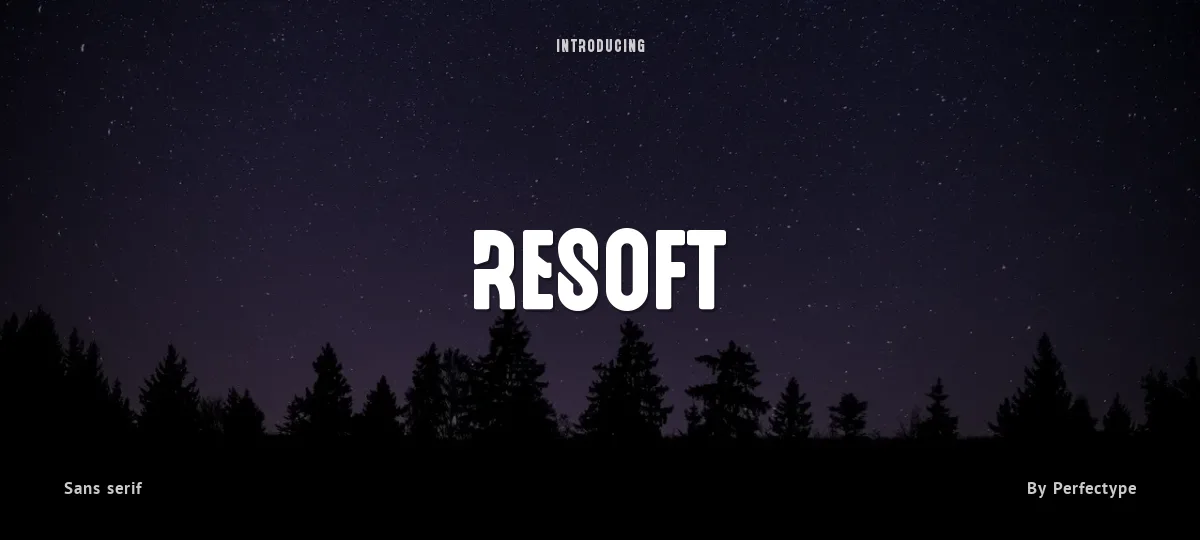Resoft font preview