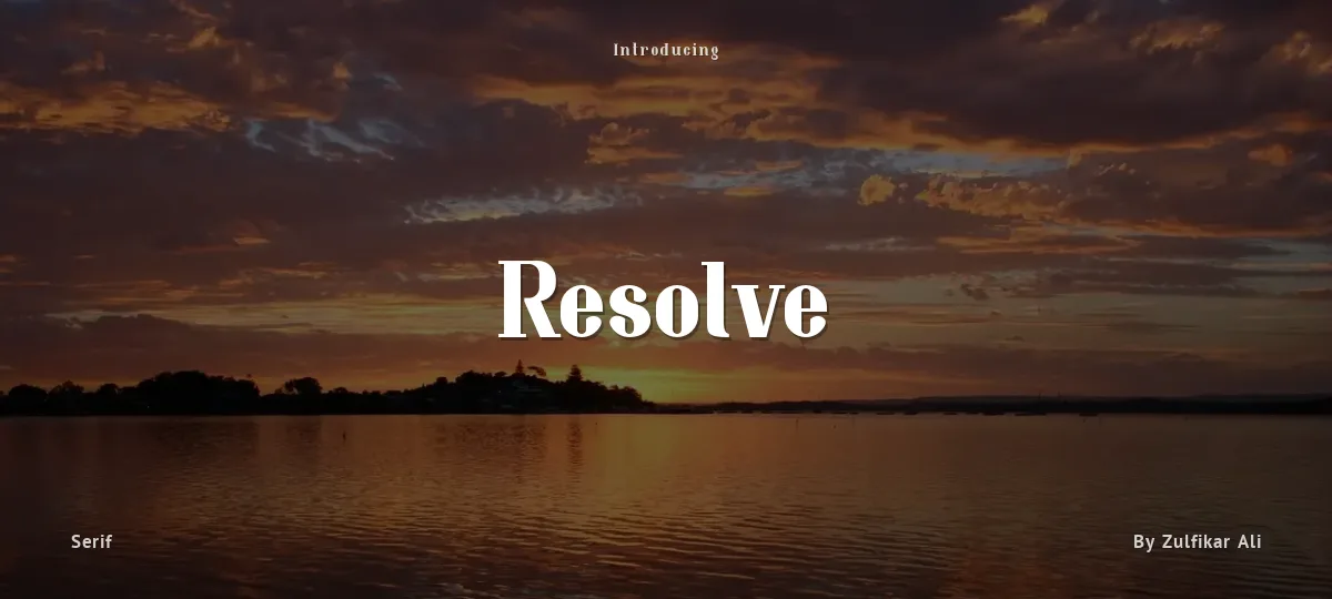 Resolve font preview