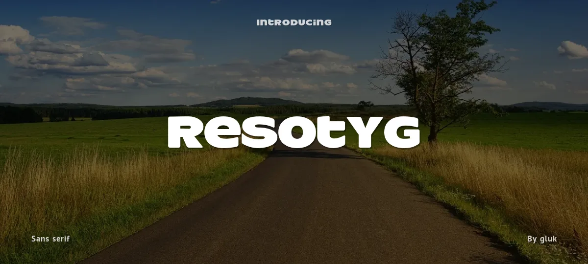 ResotYg font preview