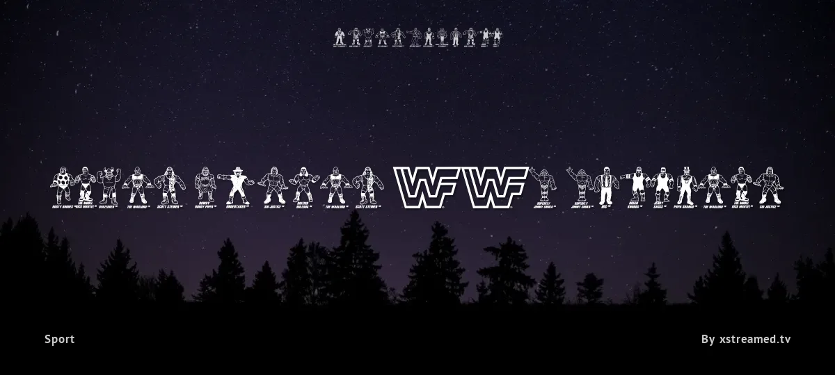 Retro Hasbro WWF Figures font preview