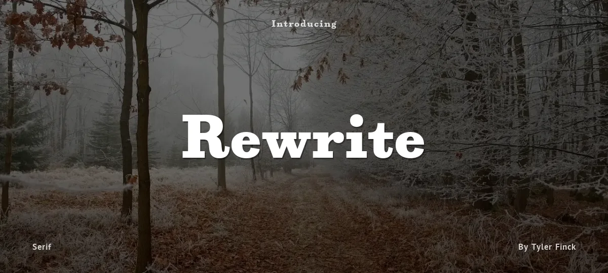 Rewrite font preview