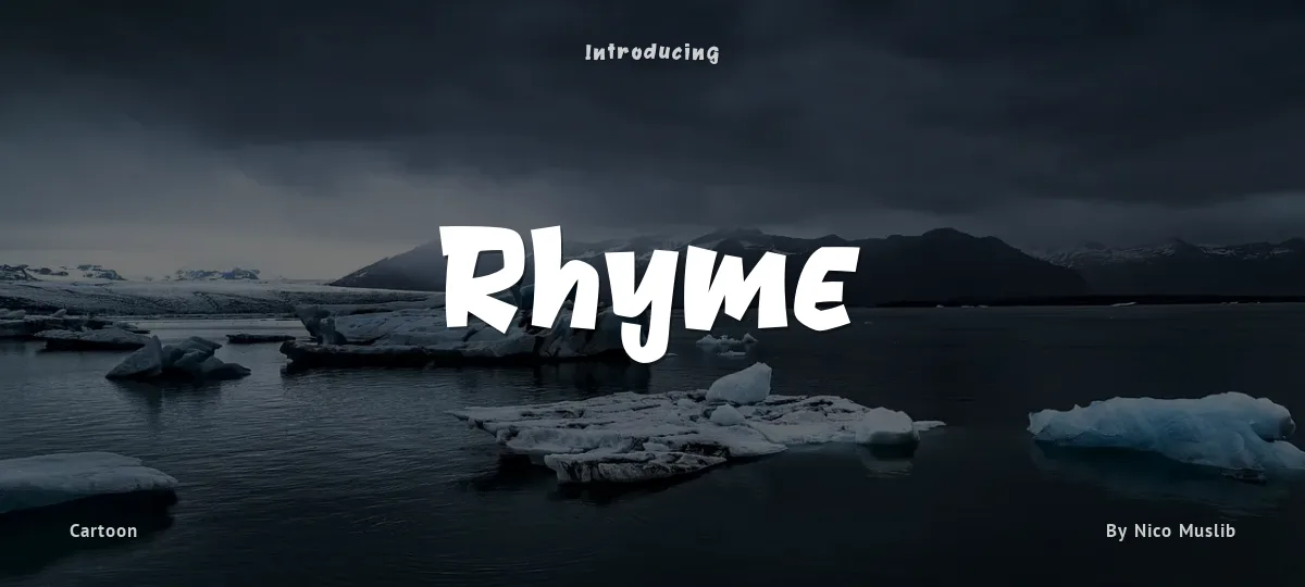 Rhyme font preview