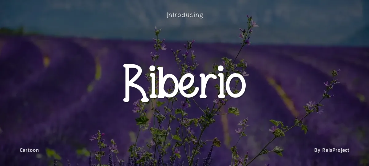 Riberio font preview
