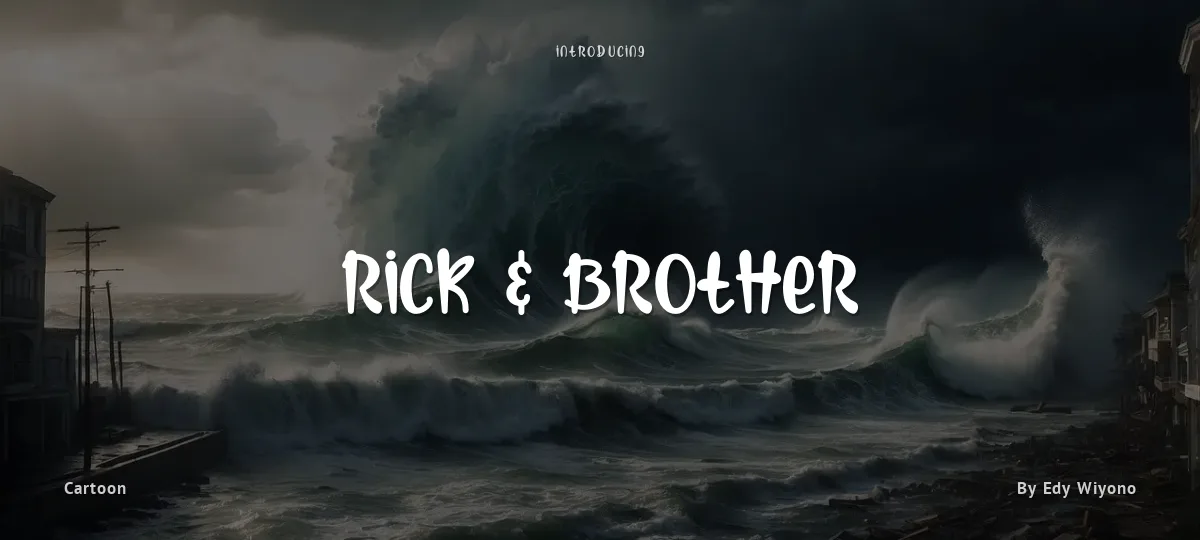 Rick & Brother font preview