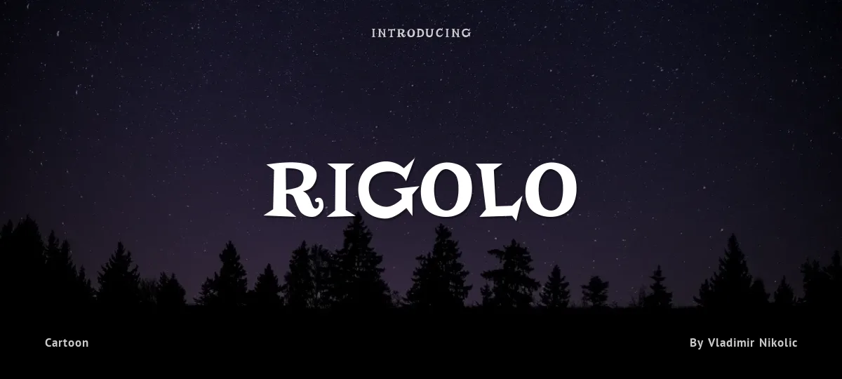 Rigolo font preview