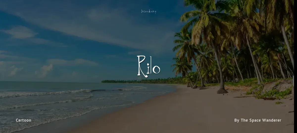 Rilo font preview