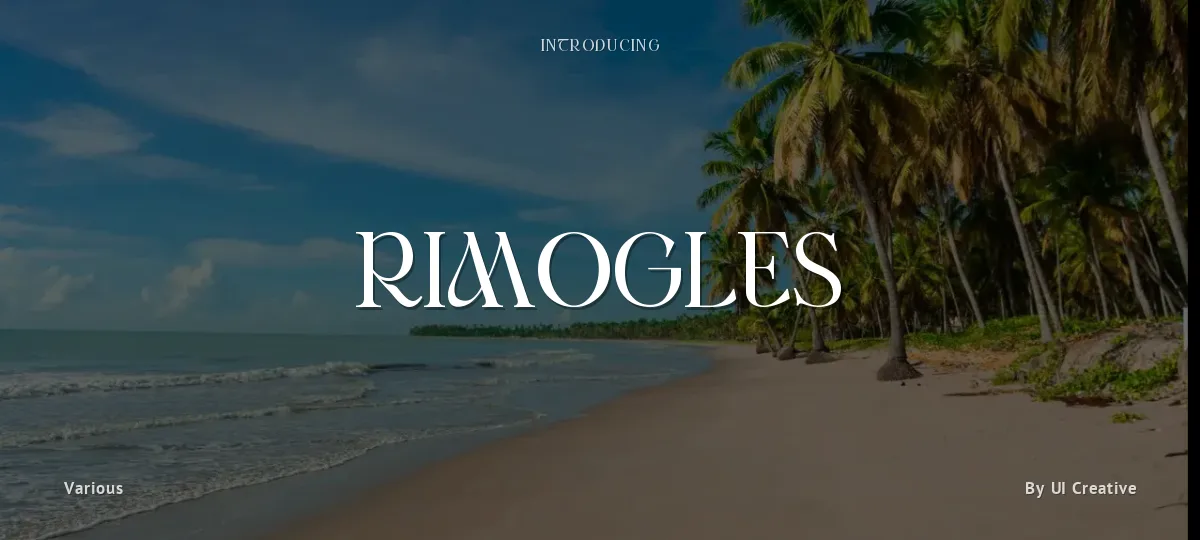 Rimogles font preview