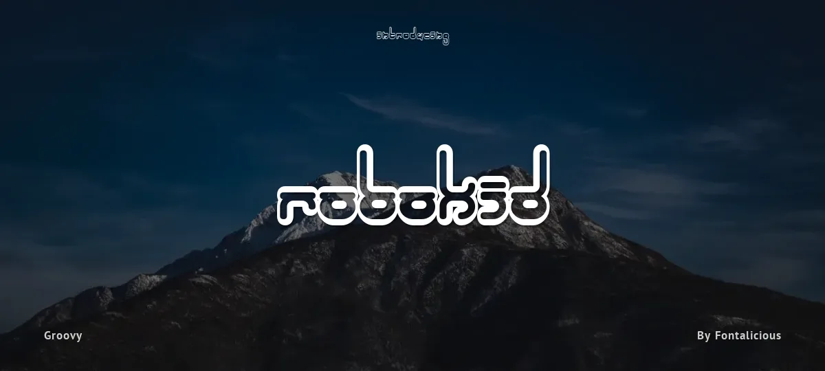 Robokid font preview