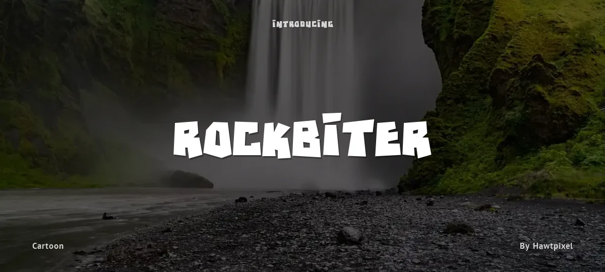 RockBiter font preview