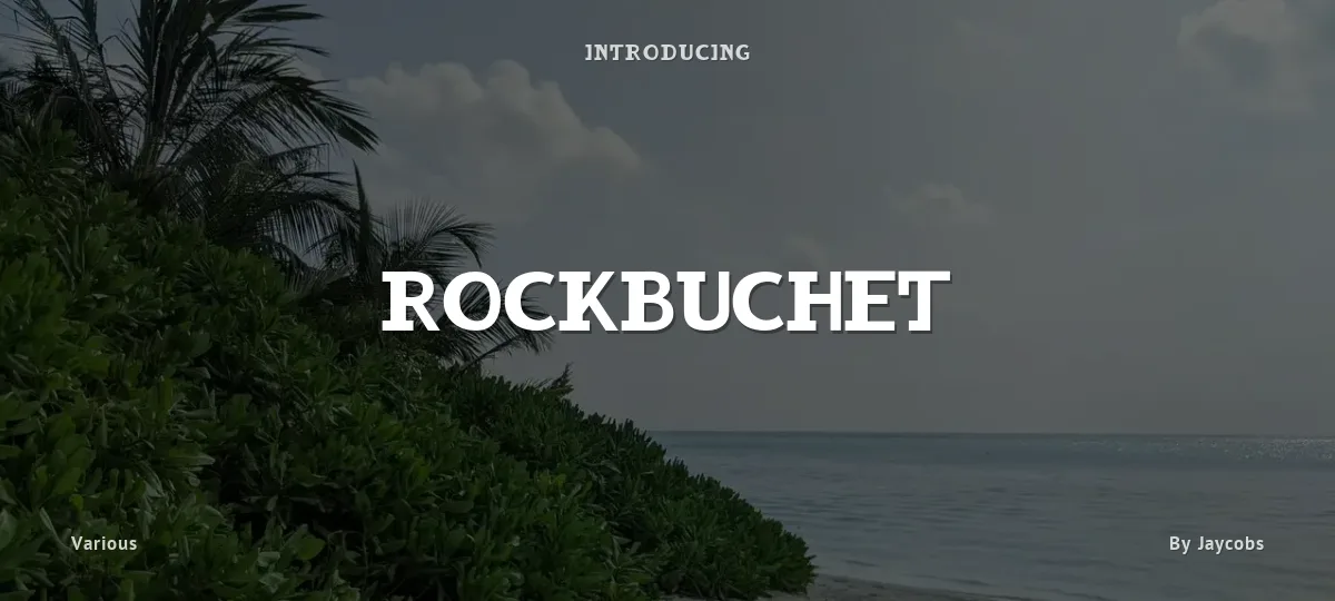 RockBuchet font preview