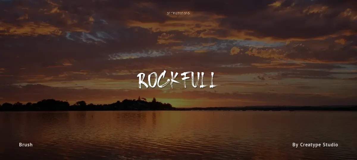 Rockfull font preview