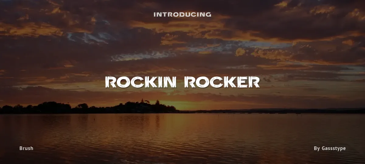 Rockin Rocker font preview