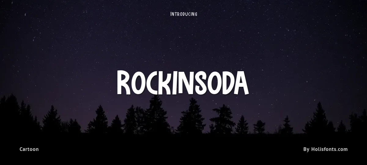 Rockinsoda font preview