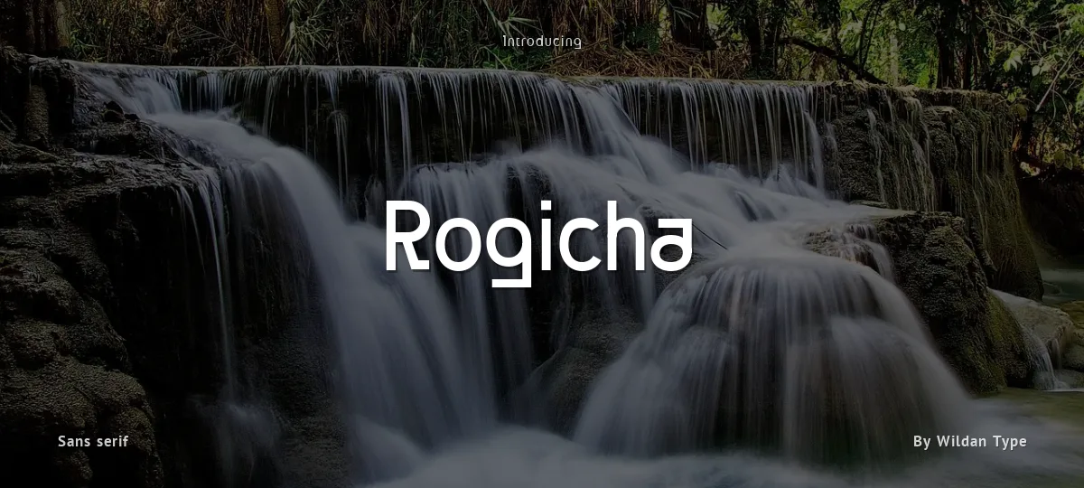 Rogicha font preview