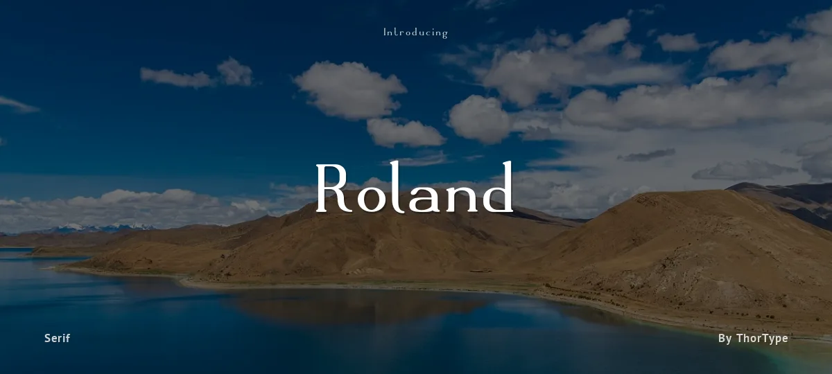 Roland font preview