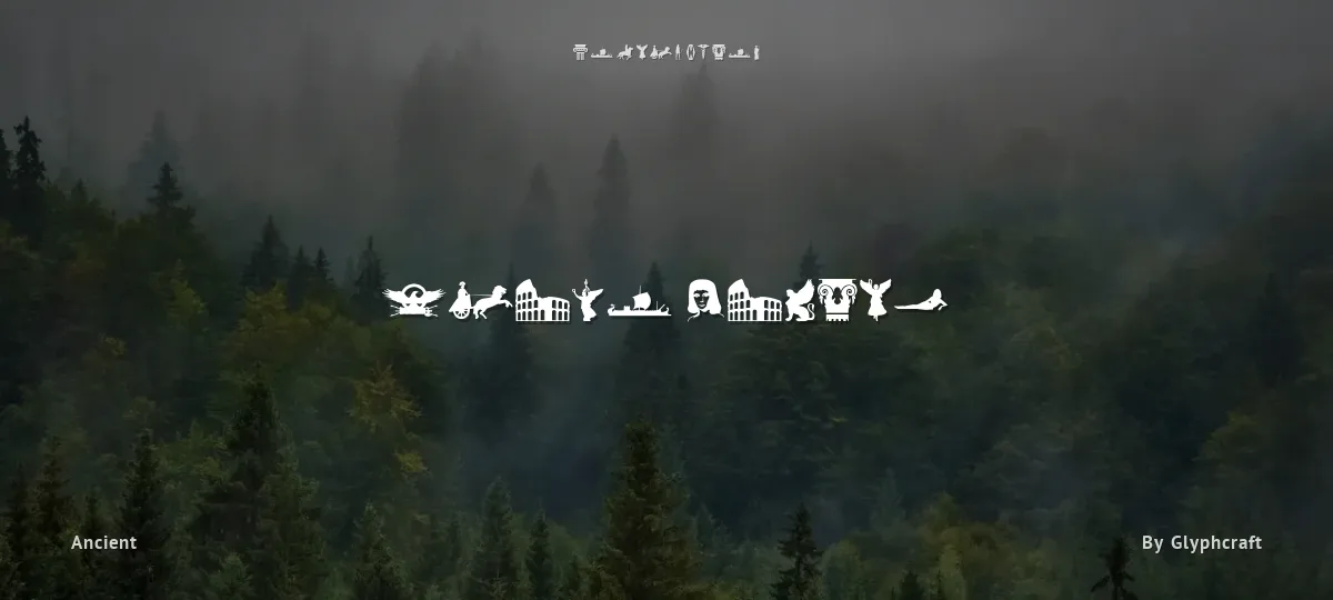 Roman Empire font preview