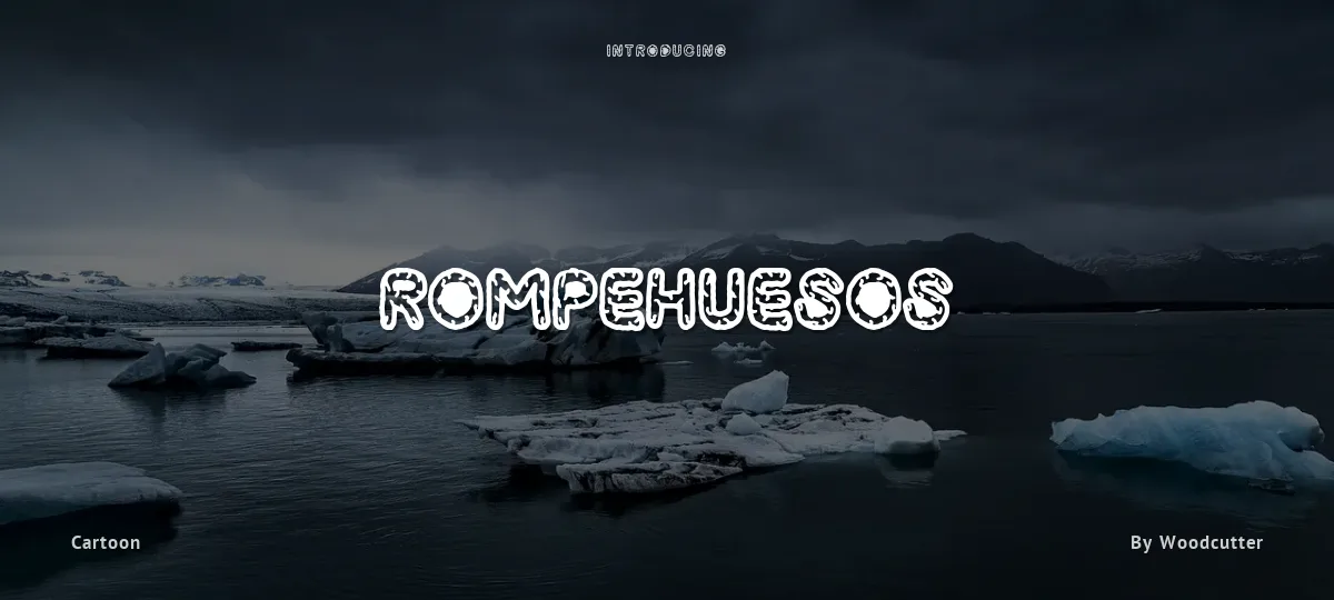 Rompehuesos font preview
