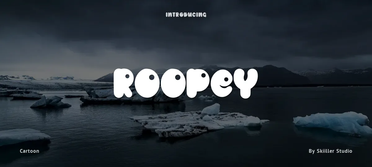 Roopey font preview