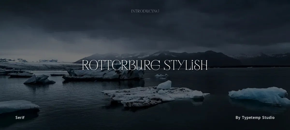 Rotterburg Stylish font preview