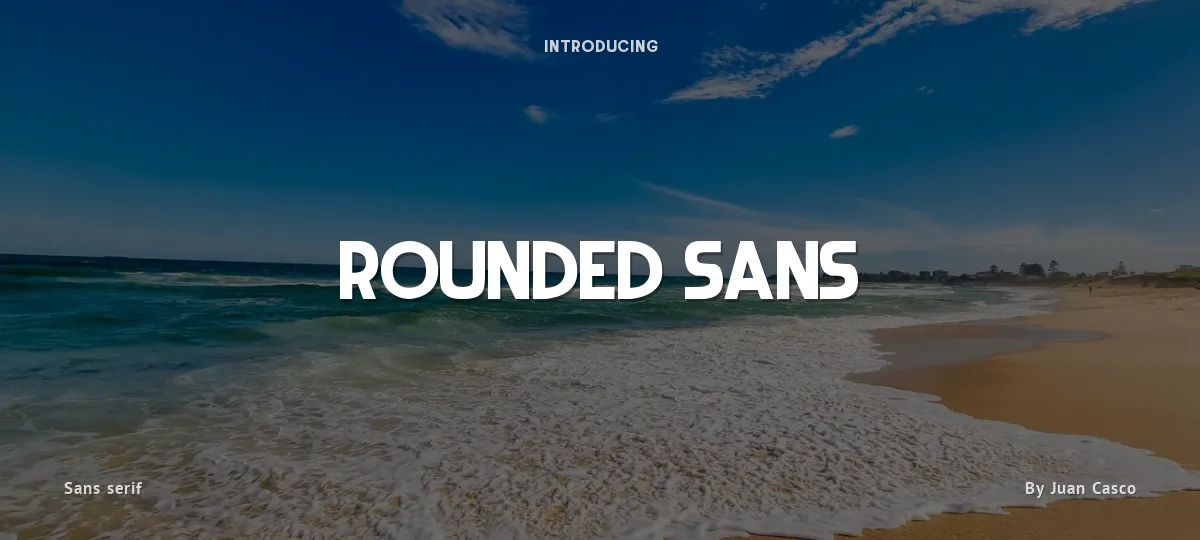 Rounded Sans font preview