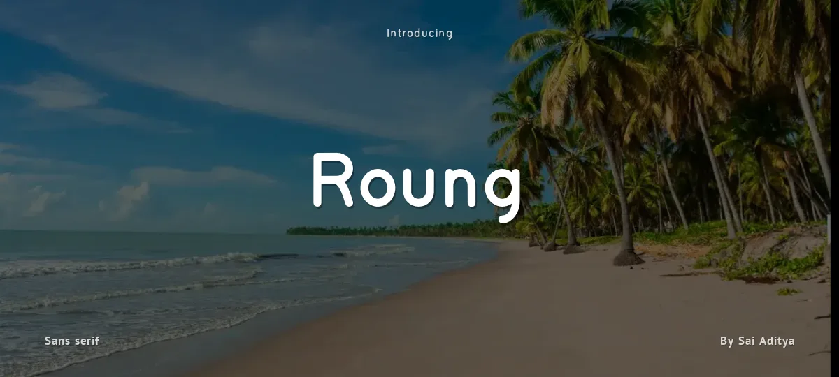 Roung font preview