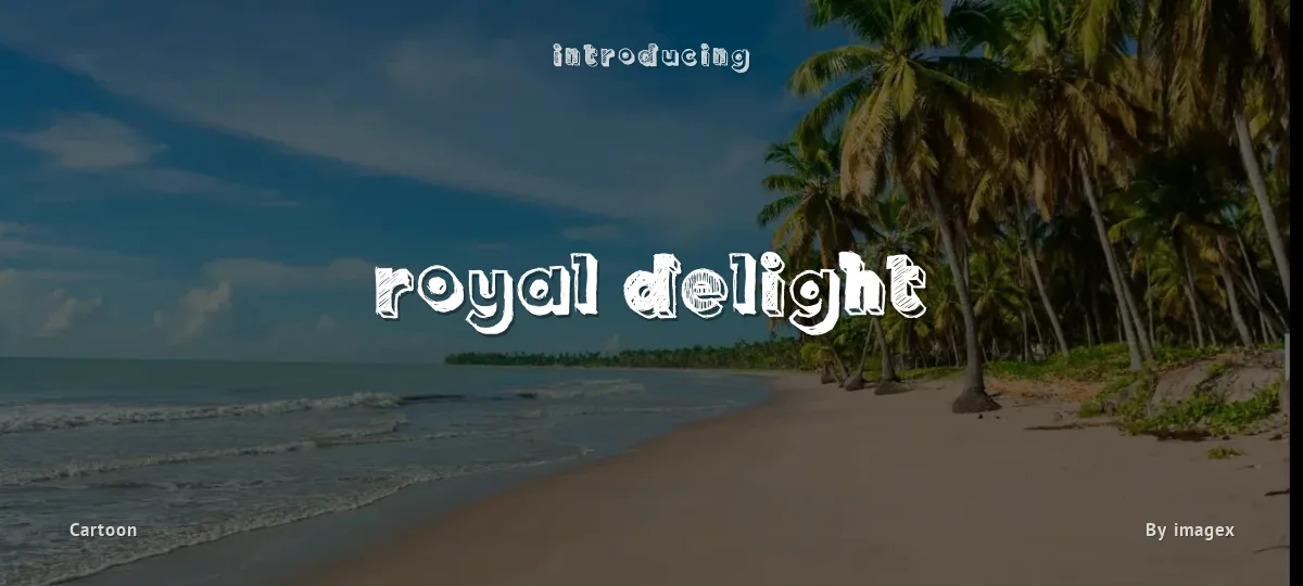 Royal Delight font preview