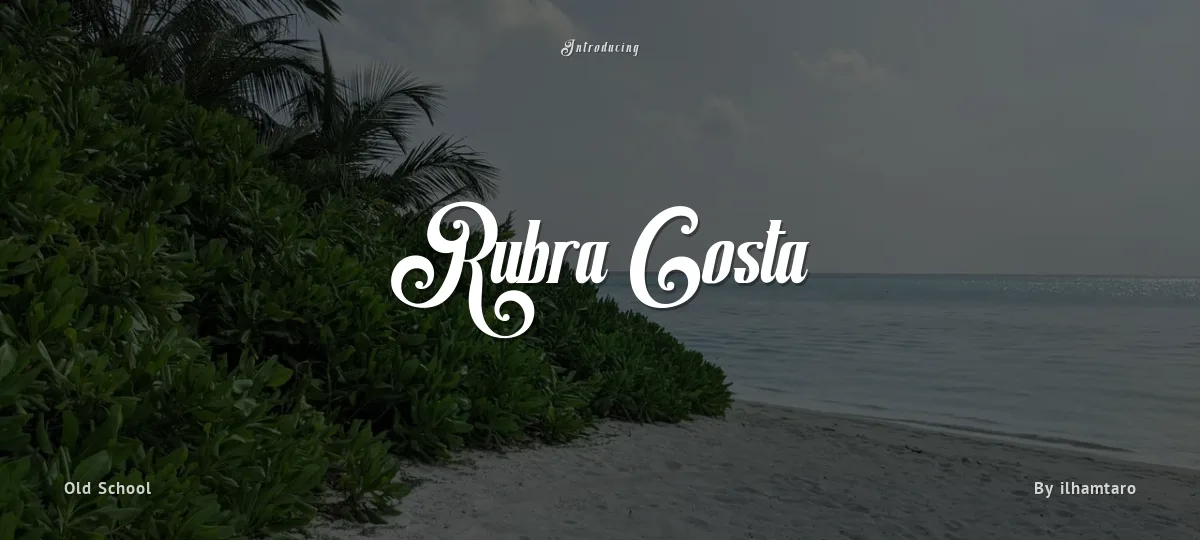 Rubra Costa font preview
