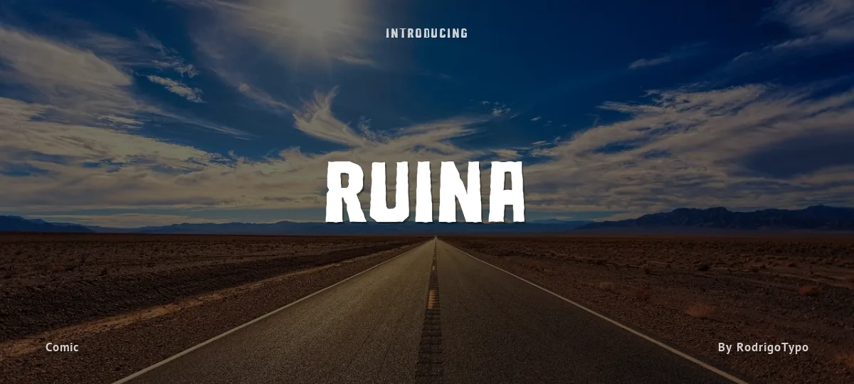 Ruina font preview