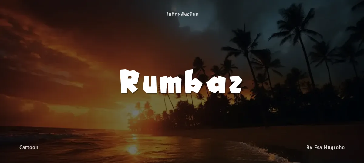 Rumbaz font preview