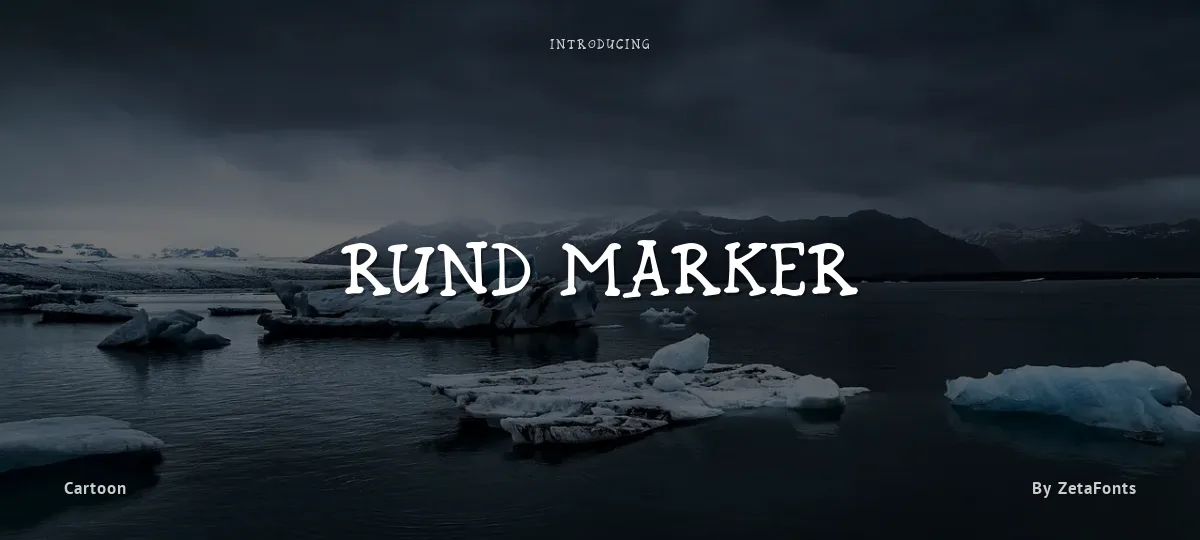 Rund Marker font preview
