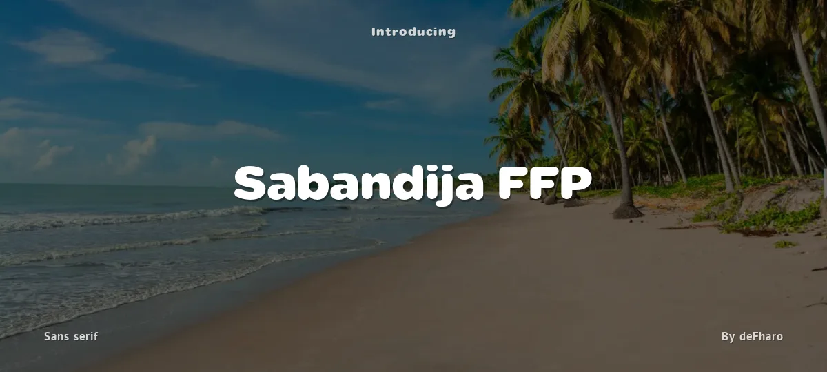 Sabandija FFP font preview